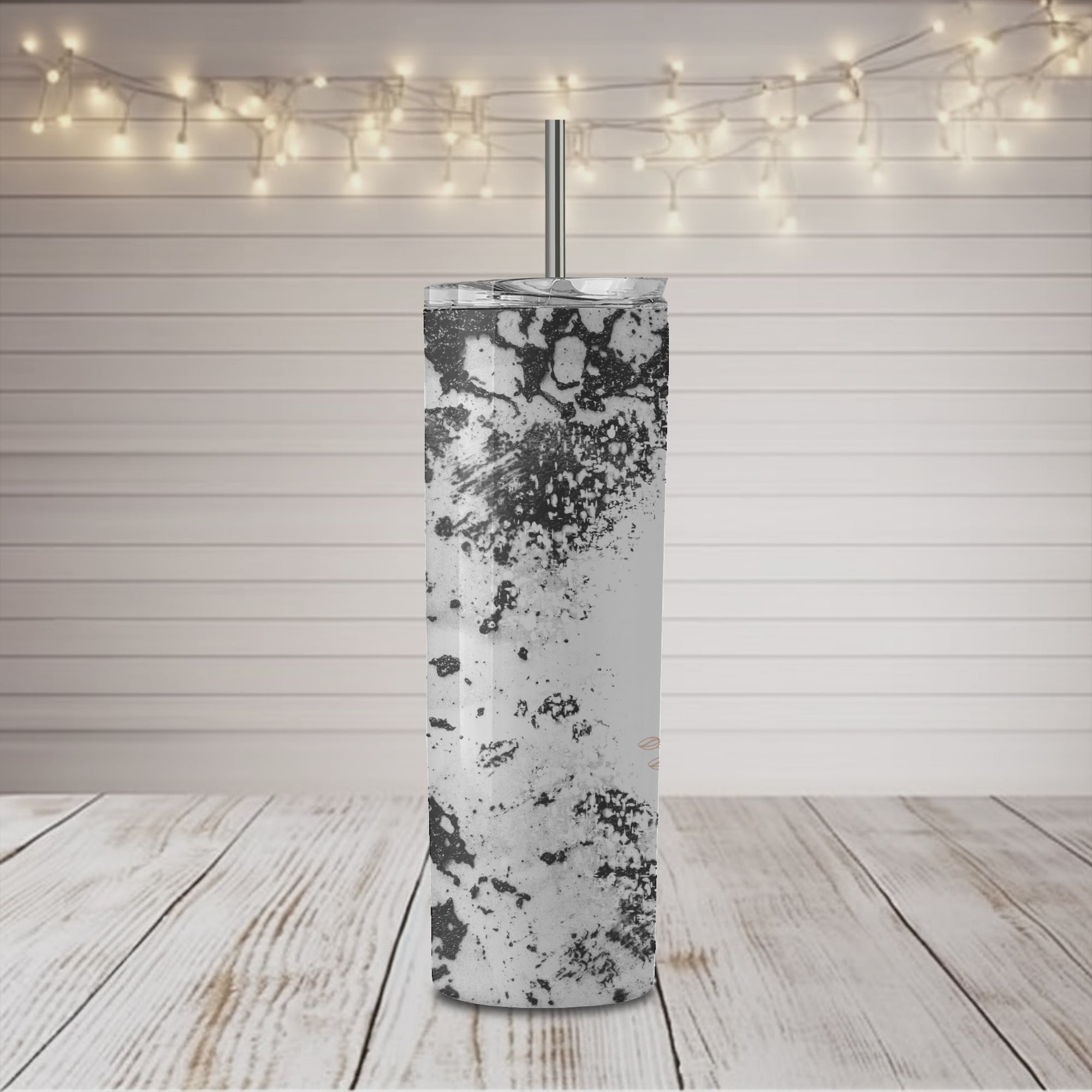 Shhh My Coffee 20 oz Skinny Sublimation Tumbler