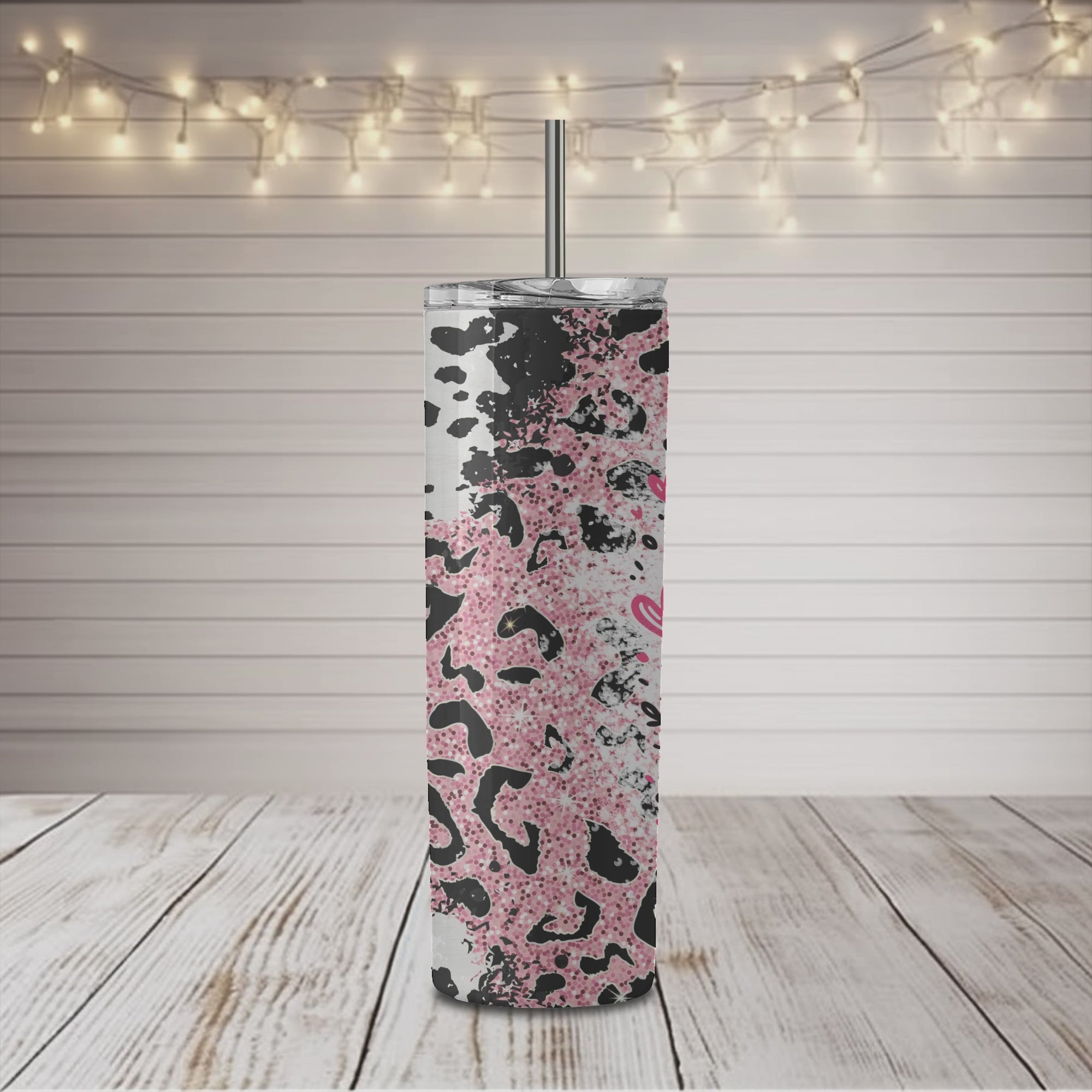 Coffee is My Love Language 20 oz Skinny Sublimation Tumbler