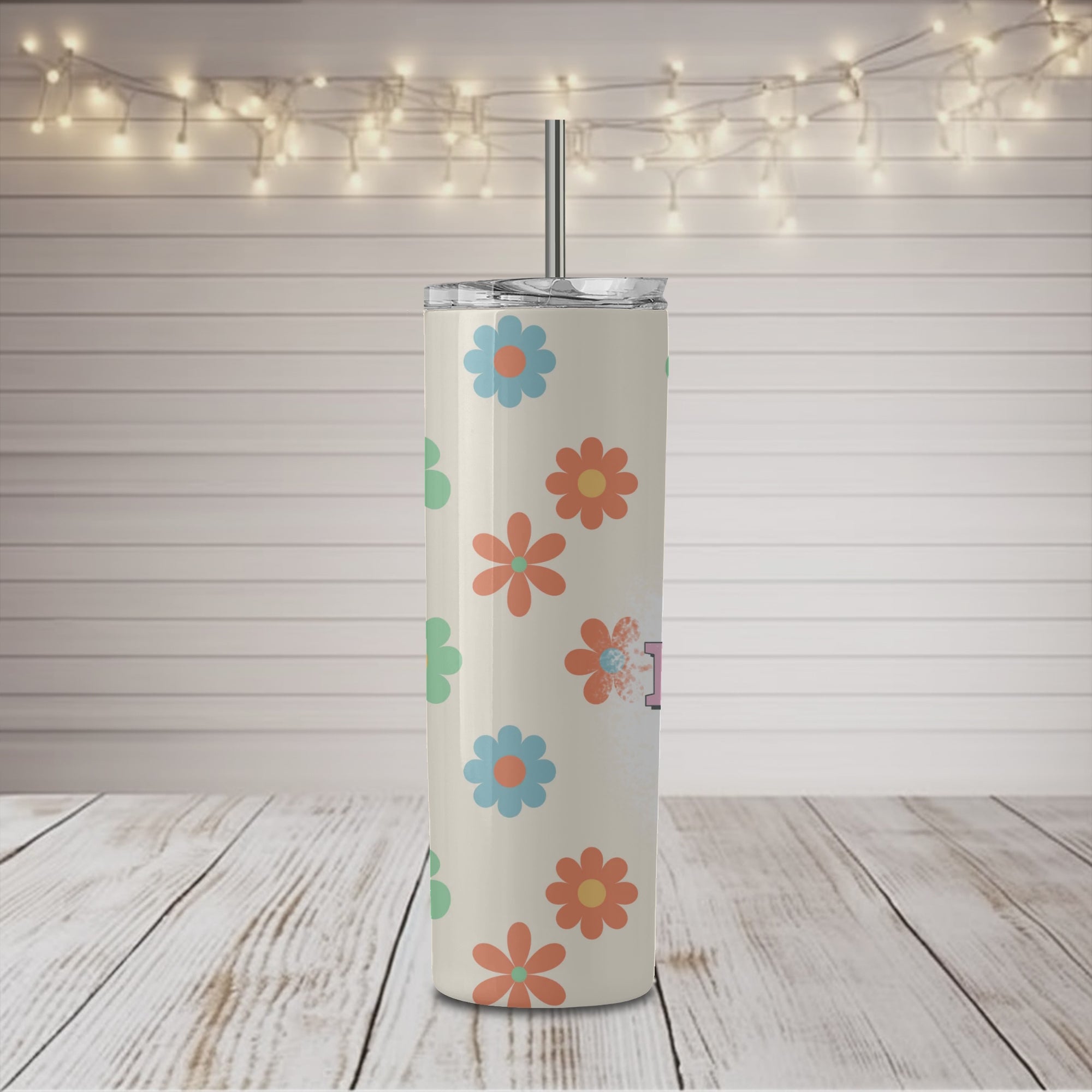 Nurse Coffee Scrubs and Rubber Gloves Tumbler