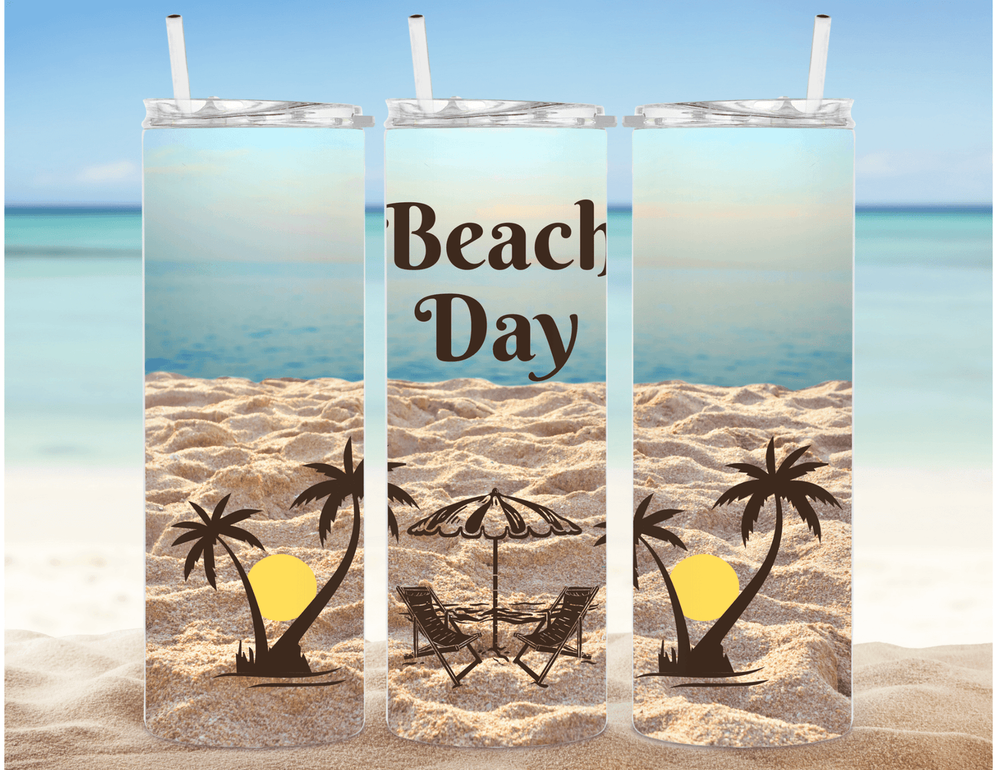 Vaso delgado de 20 oz Beach Day