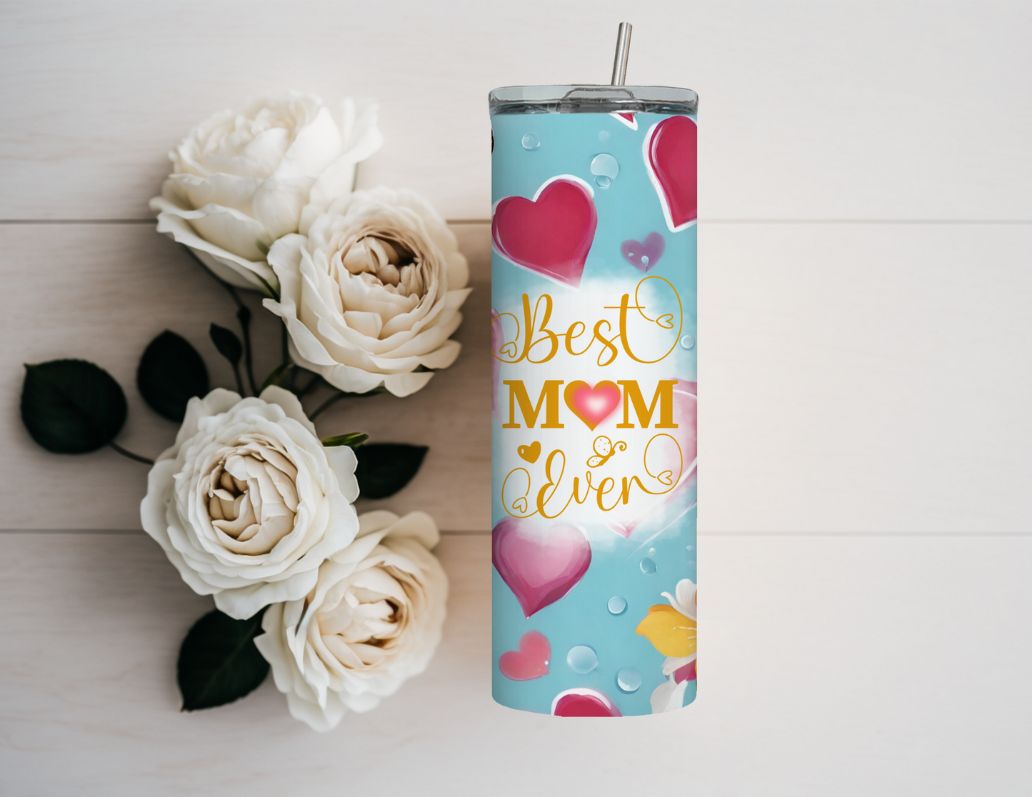 Best Mom and Dad Bundle Set 20 oz Skinny Tumblers