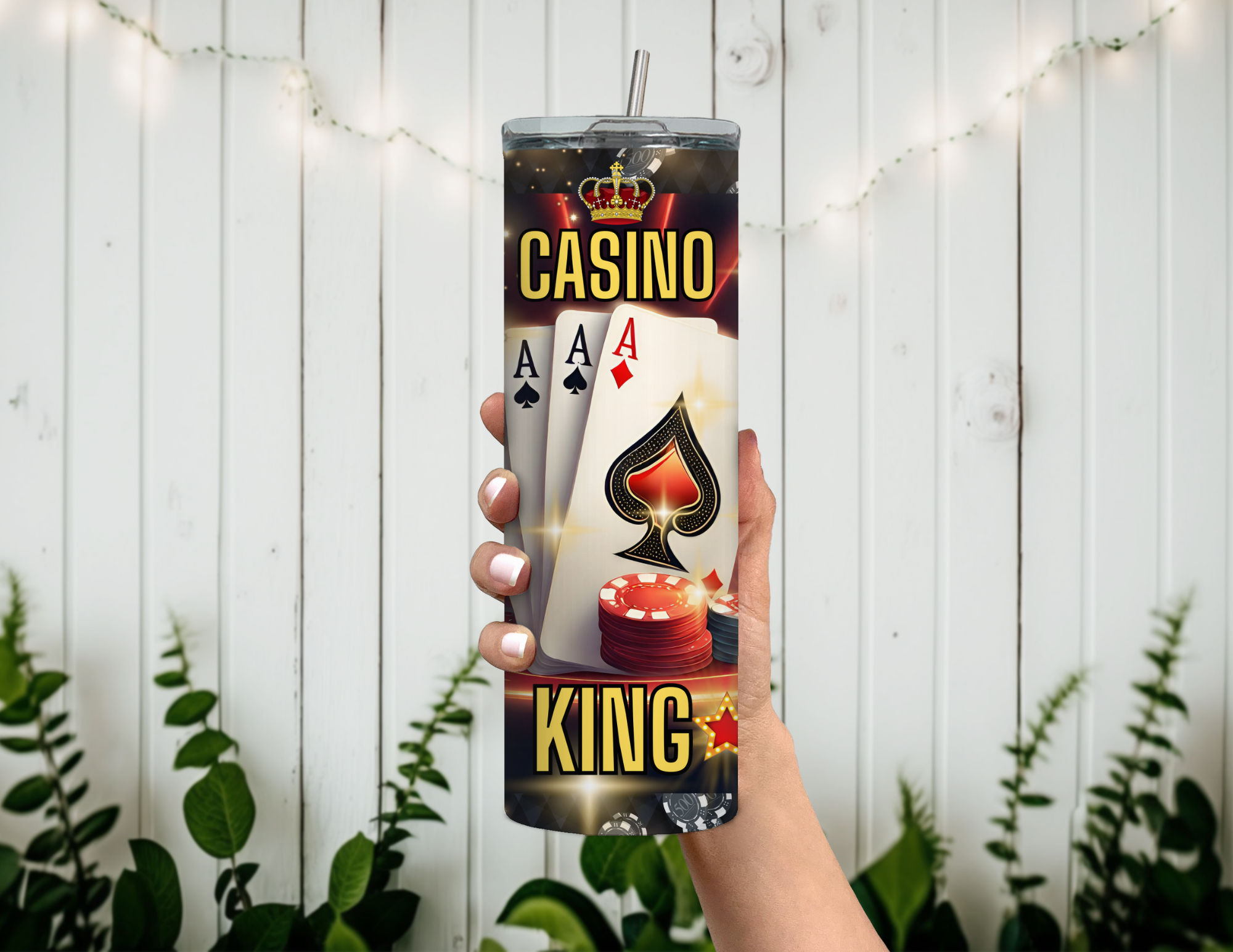 Casino King 20 oz Skinny Tumbler