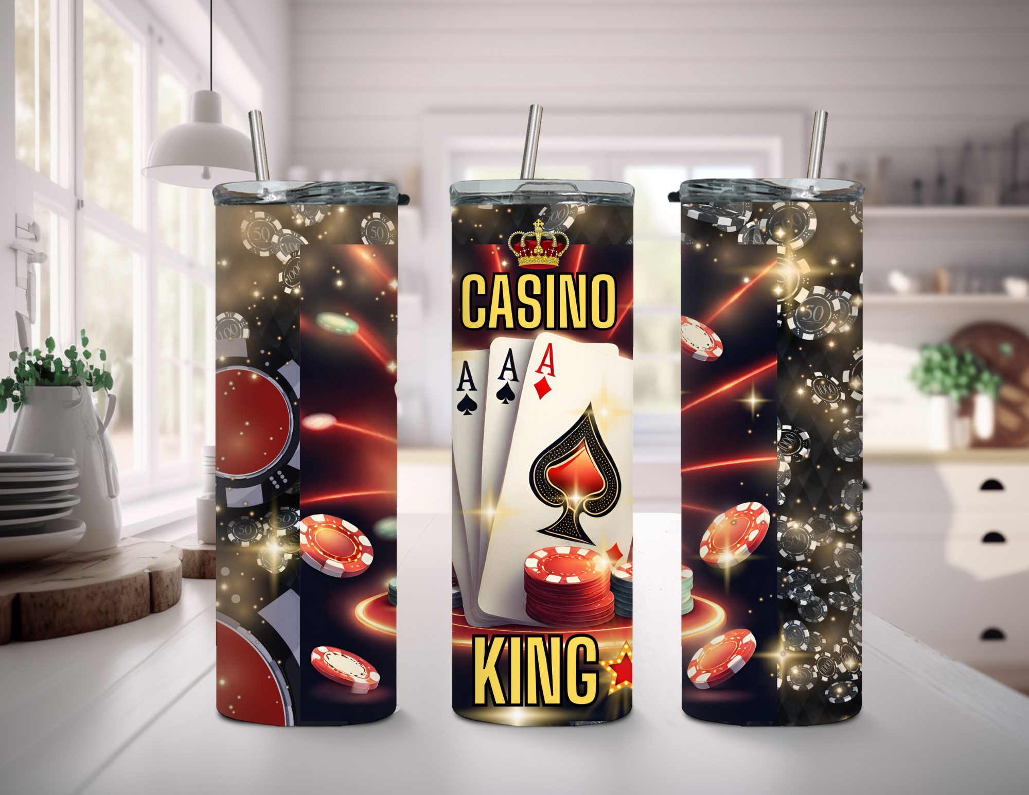 Casino King 20 oz Skinny Tumbler