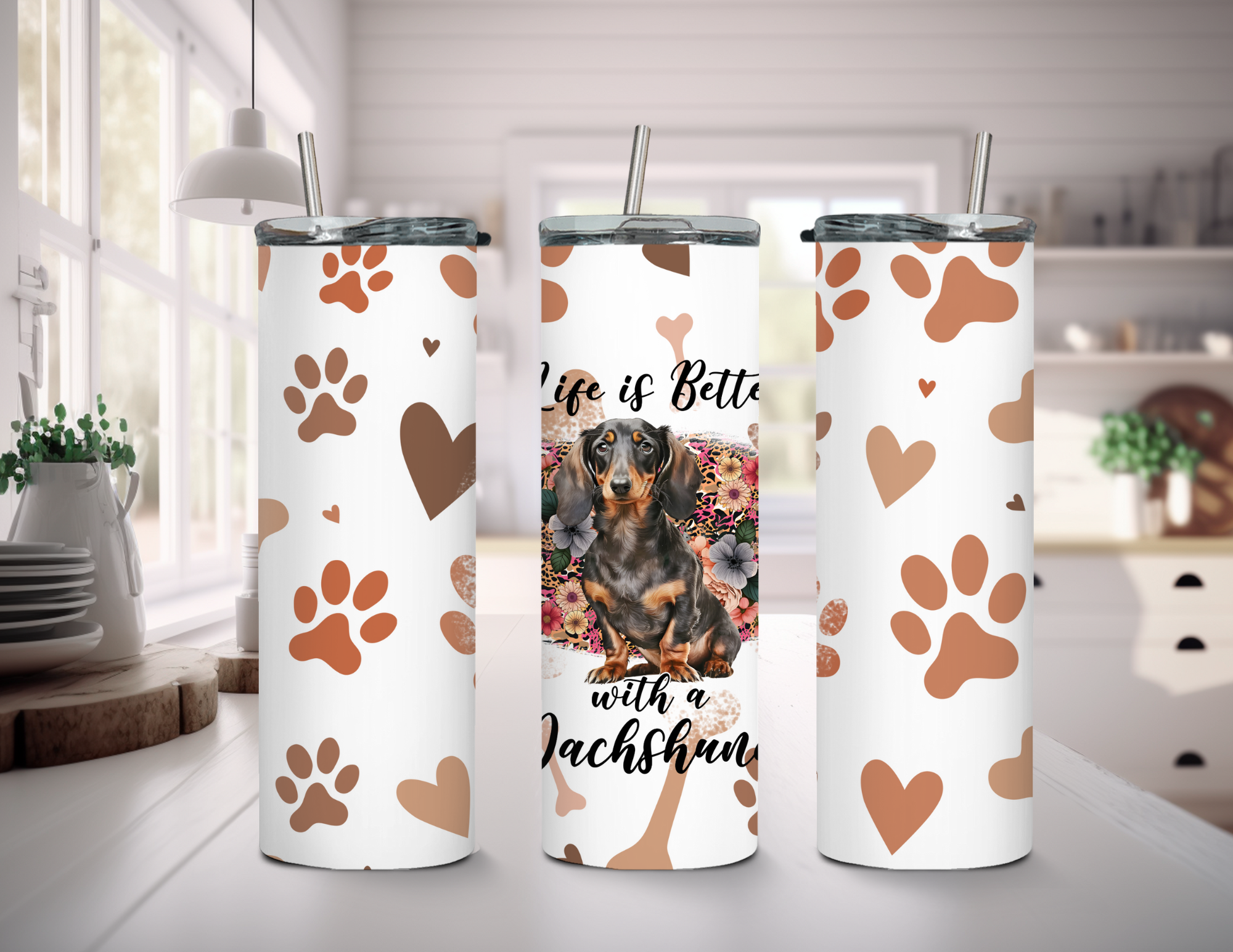 Dachshund Life is Better Tumbler