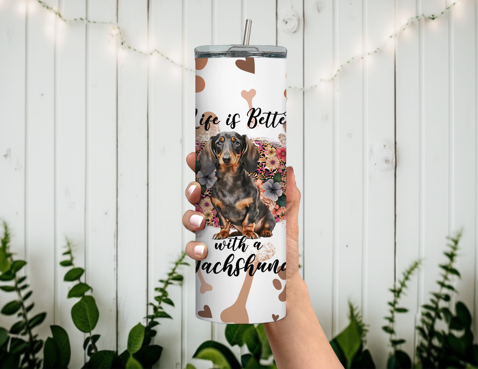Dachshund Life is Better Tumbler