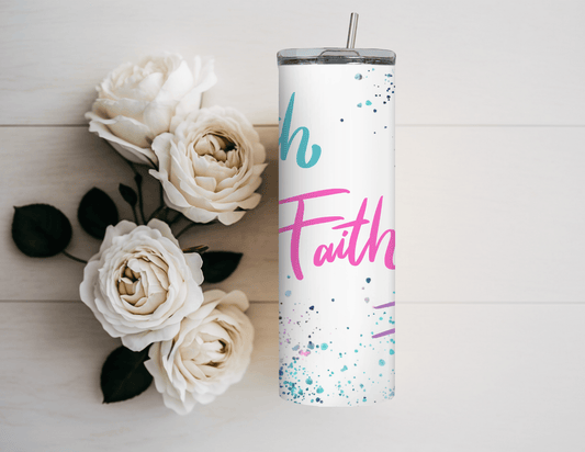 Vaso delgado Faith de 20 oz