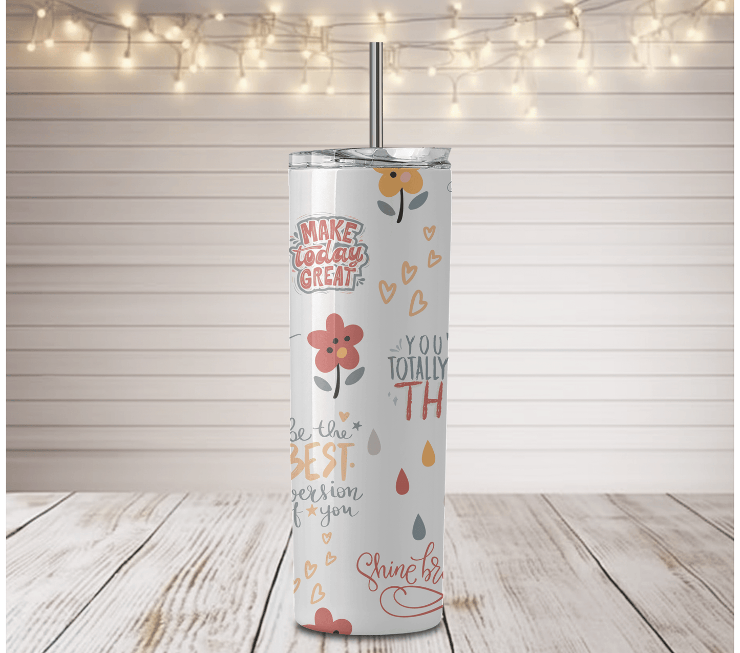 Inspirational Mix 20 oz Skinny Tumbler