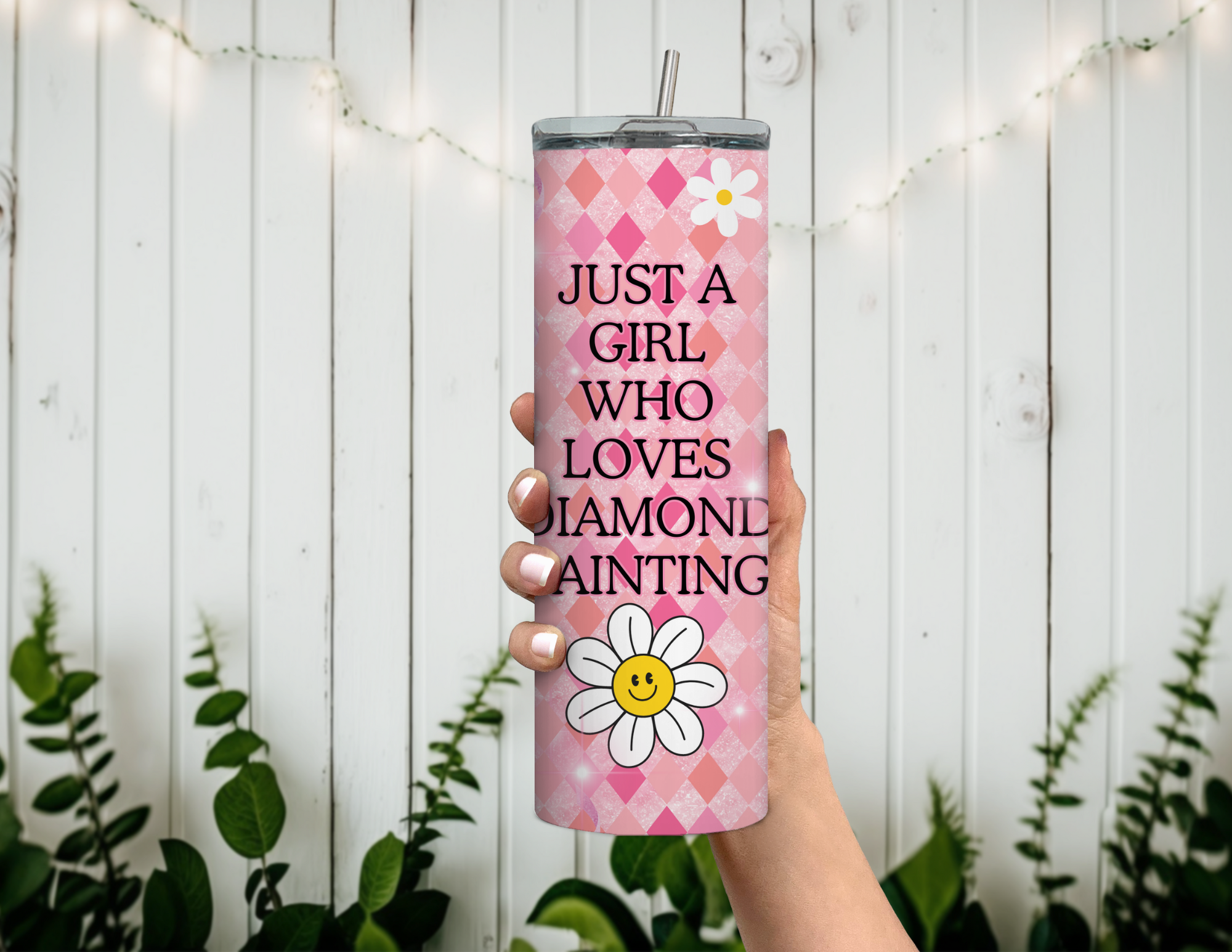 Just a Girl Who Love Diamond Painting Tumbler
