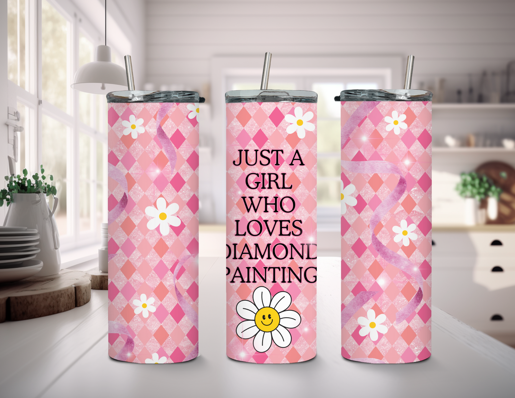 Just a Girl Who Love Diamond Painting Tumbler