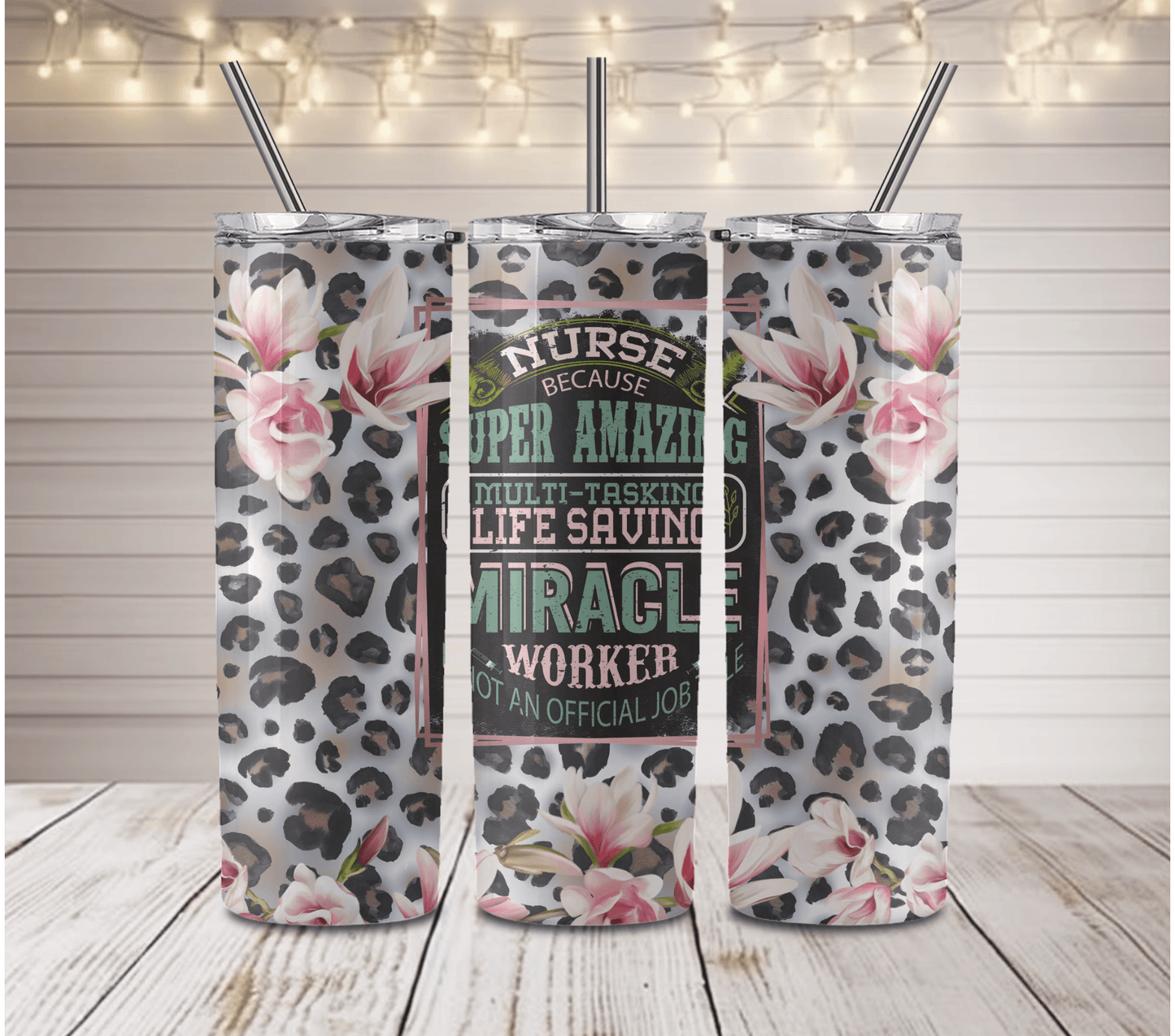 Nurse Super Amazing 20 oz Skinny Tumbler