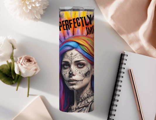 Vaso delgado de 20 oz Perfectly Imperfect