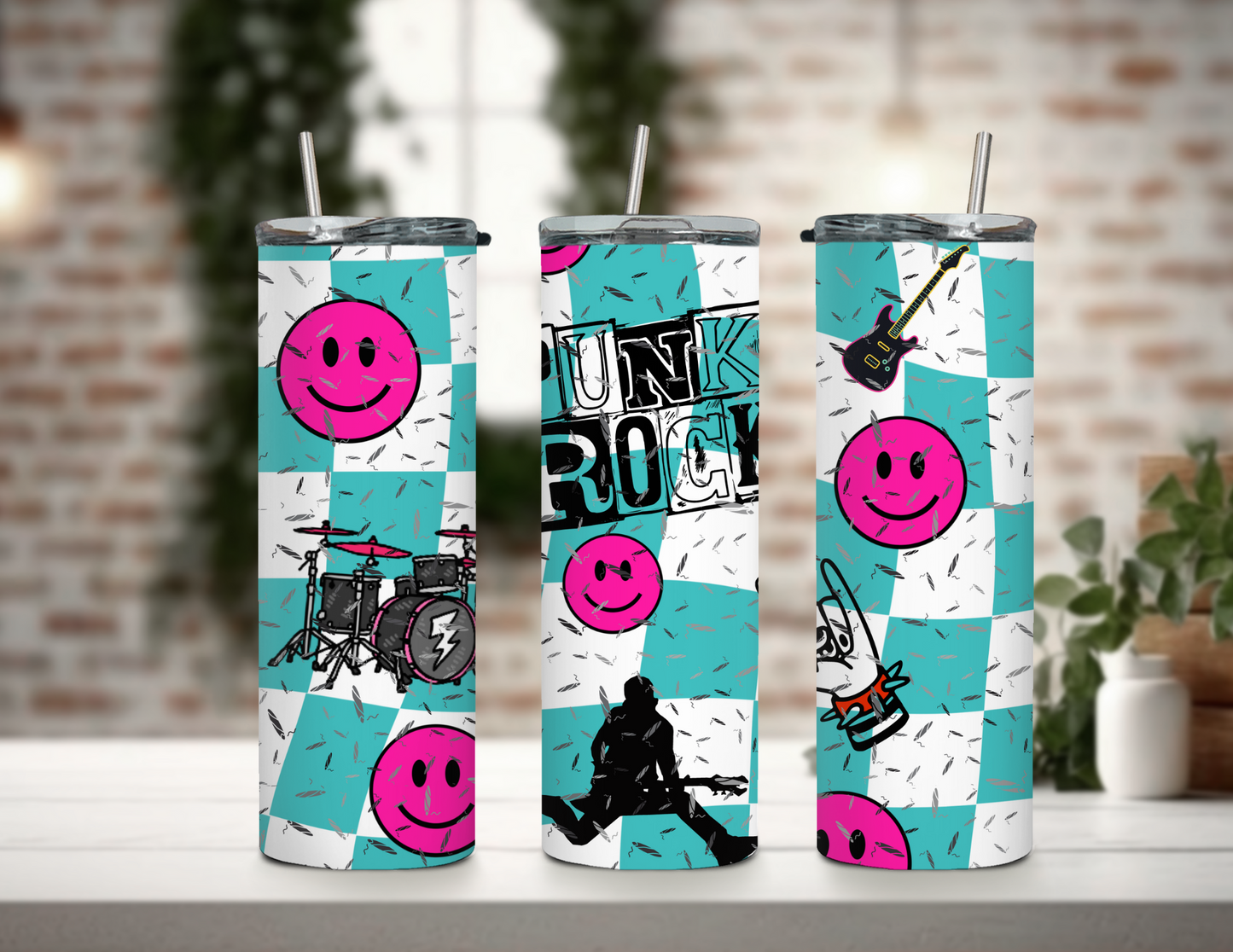 Punk Rock Bundle Set 20 oz Skinny Tumblers