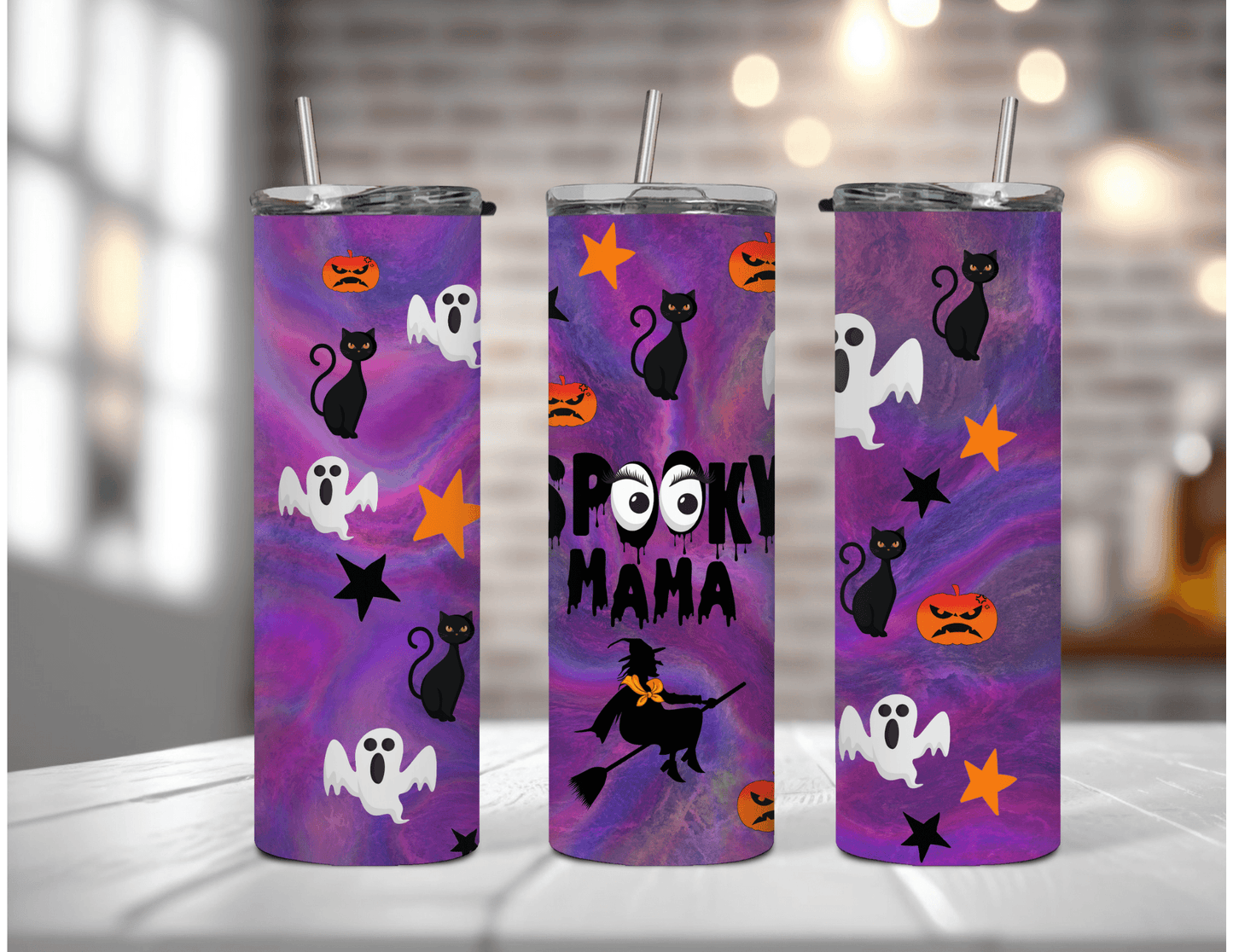 Spooky Mama 20 oz Skinny Tumbler