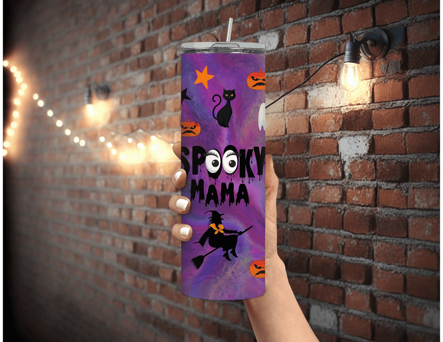 Spooky Mama 20 oz Skinny Tumbler