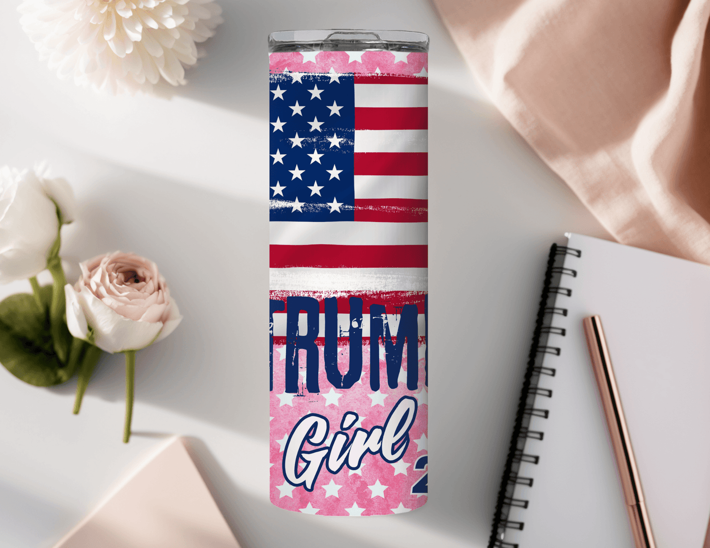 Trump Girl 2024 20 oz Skinny Tumbler