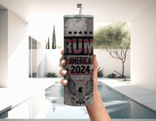 Trump Take America Back 20 oz Skinny Tumbler