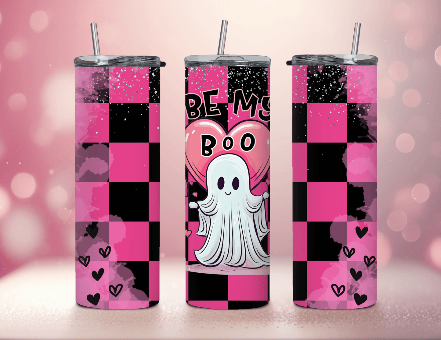 Valentine Be My Boo 20 oz Skinny Tumbler