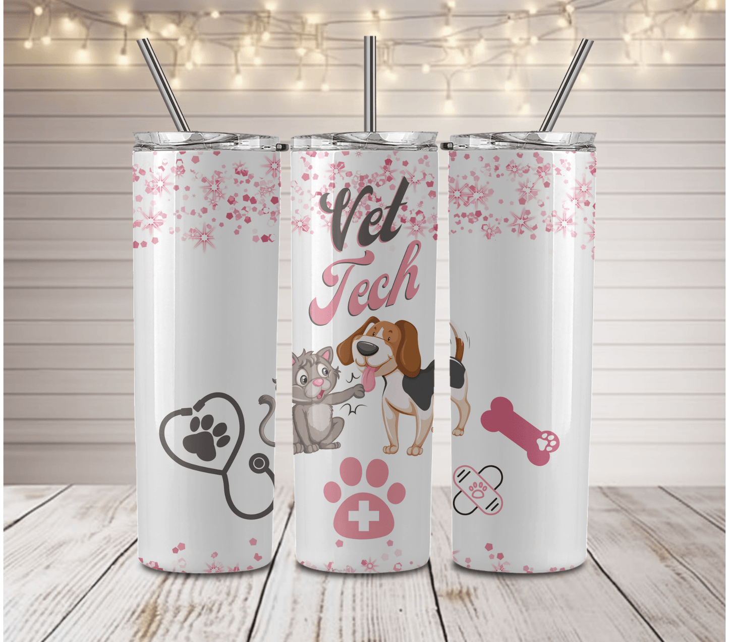 Vet Tech 20 oz Skinny Tumbler