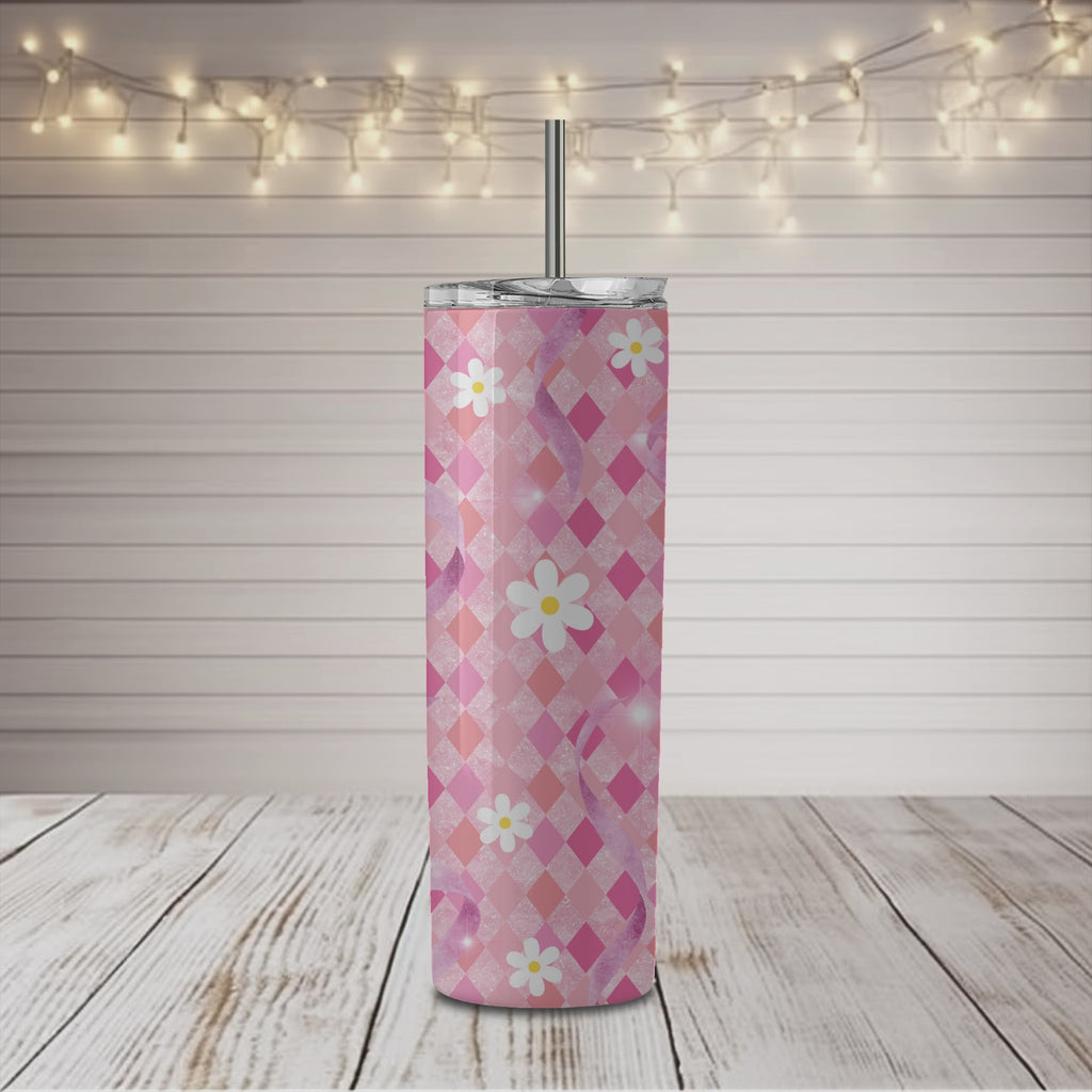 Solo una chica que ama la pintura con diamantes Vaso delgado de 20 oz