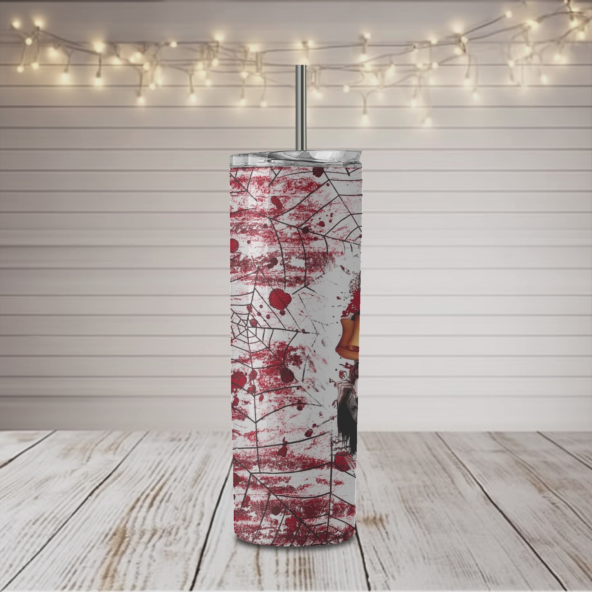 Horror It's The Most Wonderful Time Of The Year 20oz Skinny Sublimation Tumbler