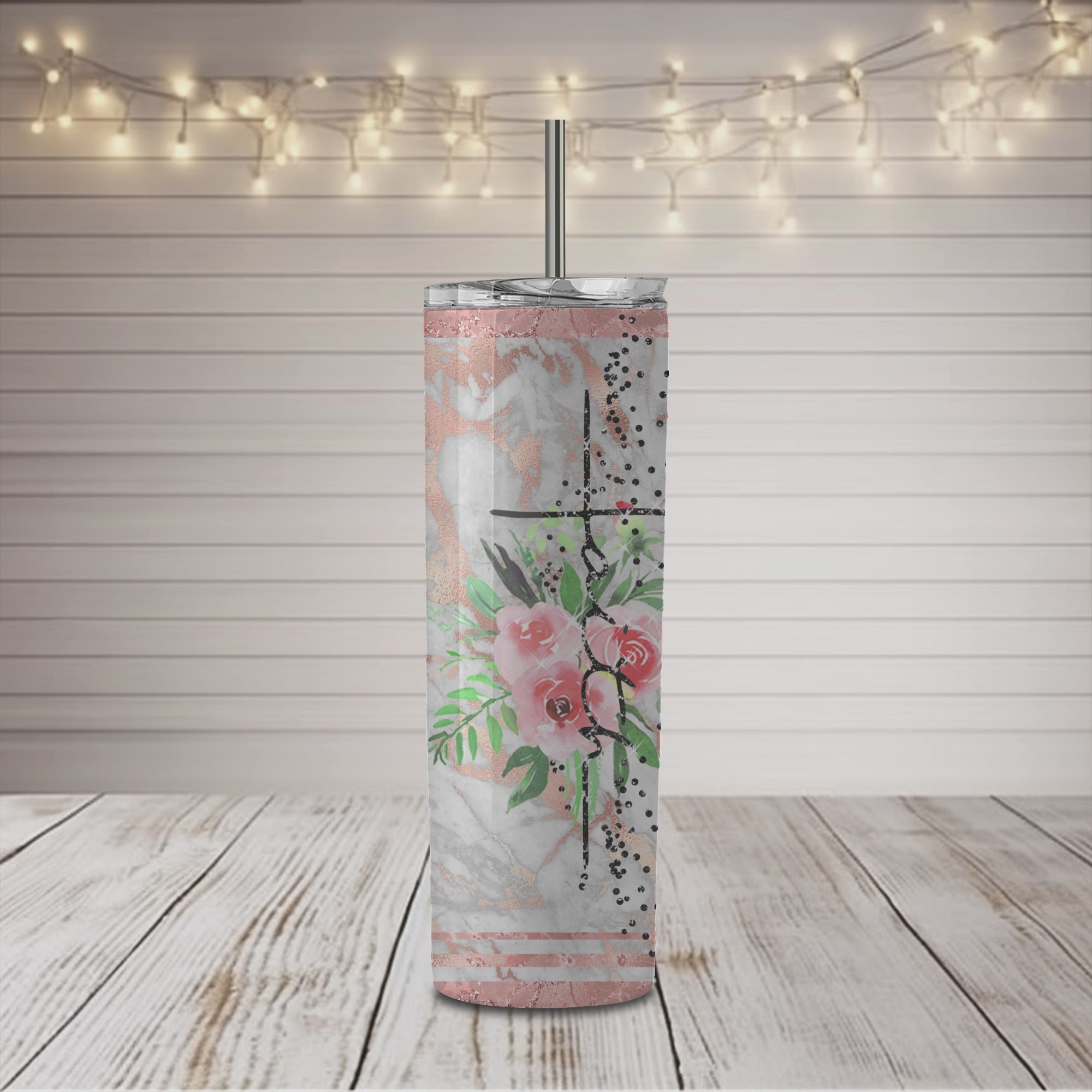 Religious Bible Emergency Numbers 20 oz Skinny Tumbler