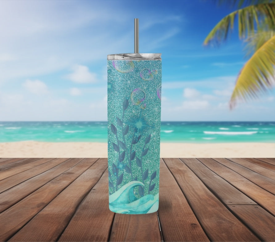 Mermaid Days 20 oz Skinny Tumbler