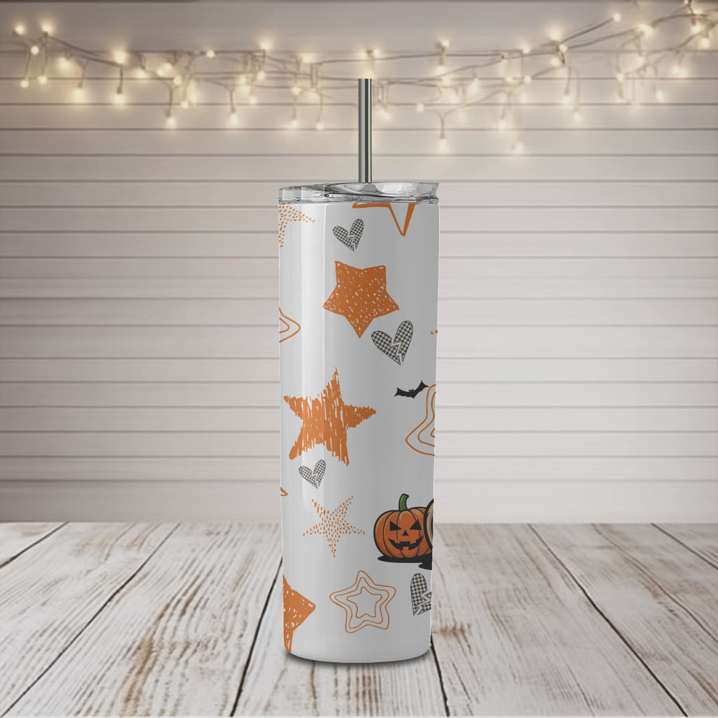 Halloween Elder Emo Club Jason Bear 20oz Skinny Sublimation Tumbler