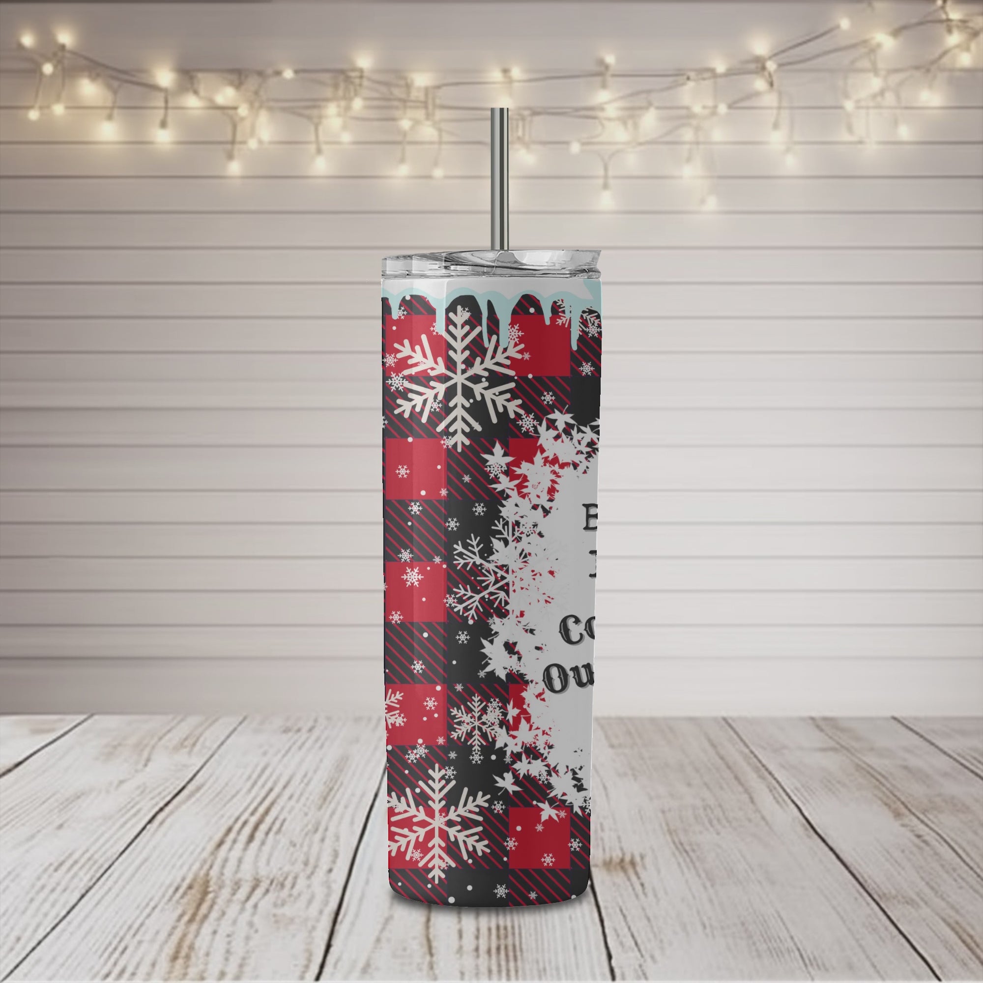 Baby It's Cold Outside Snowman 20 oz Skinny Tumbler