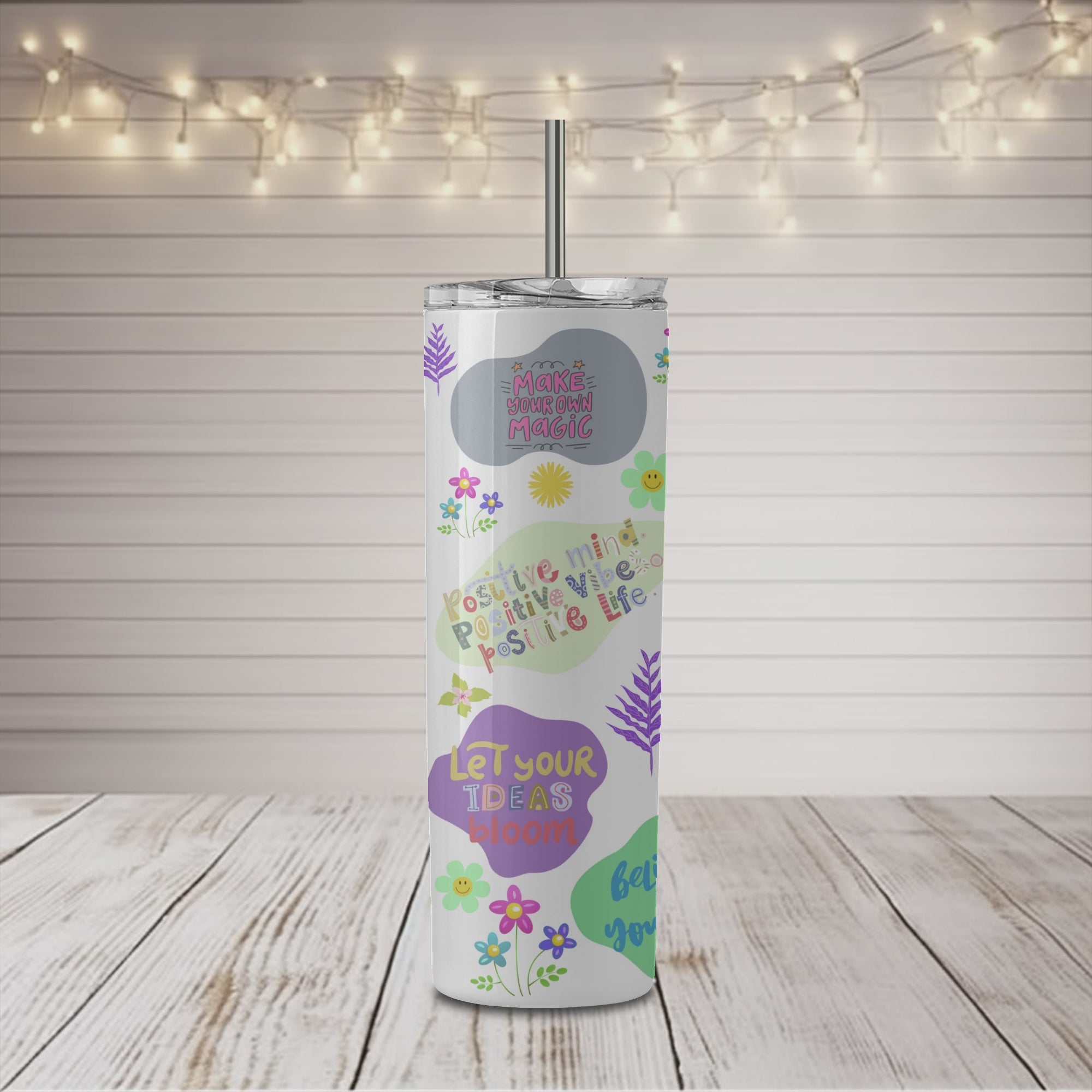 Inspirational Mix Two 20 Oz Skinny Tumbler