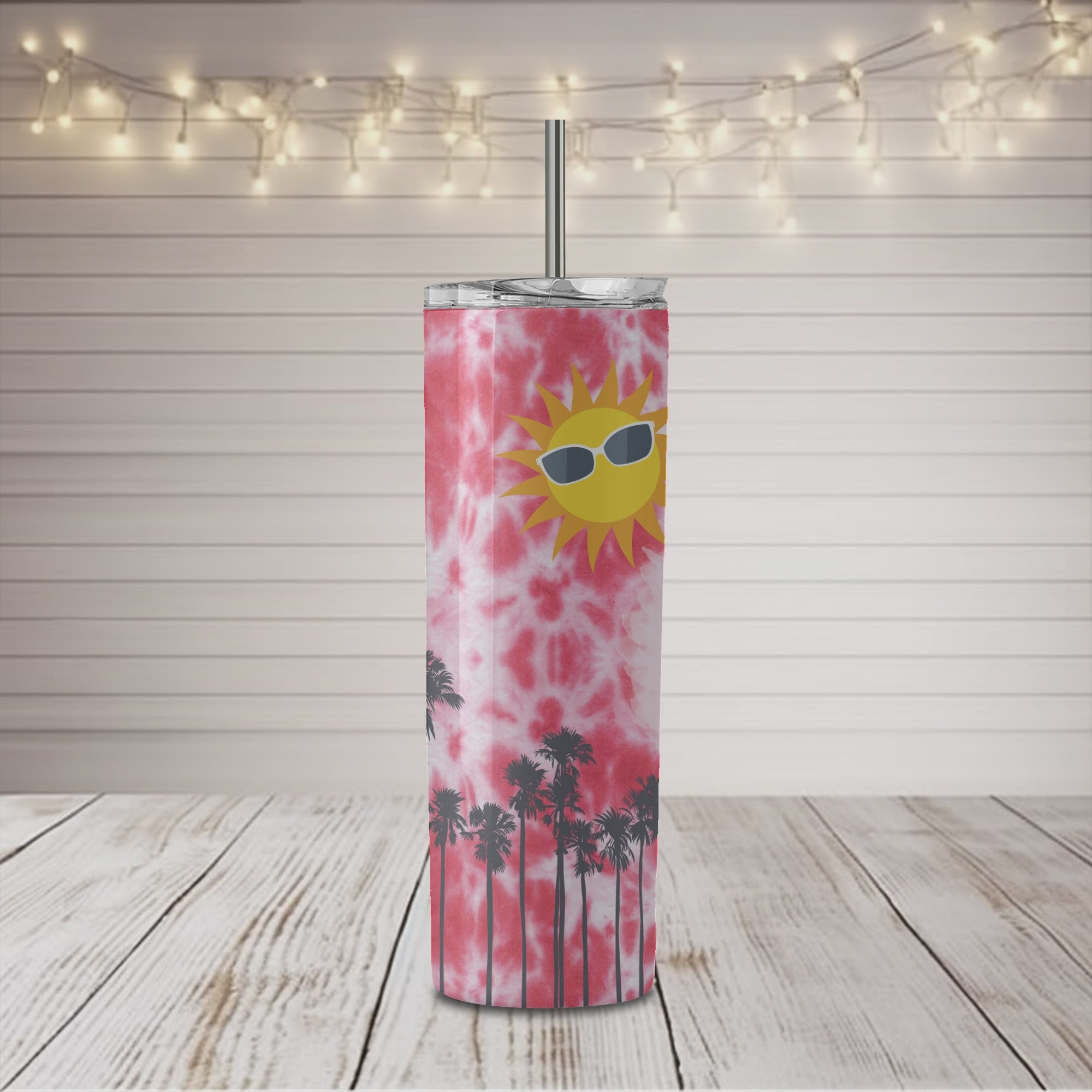 Thick Thighs and Summer Vibes 20 oz Skinny Tumbler