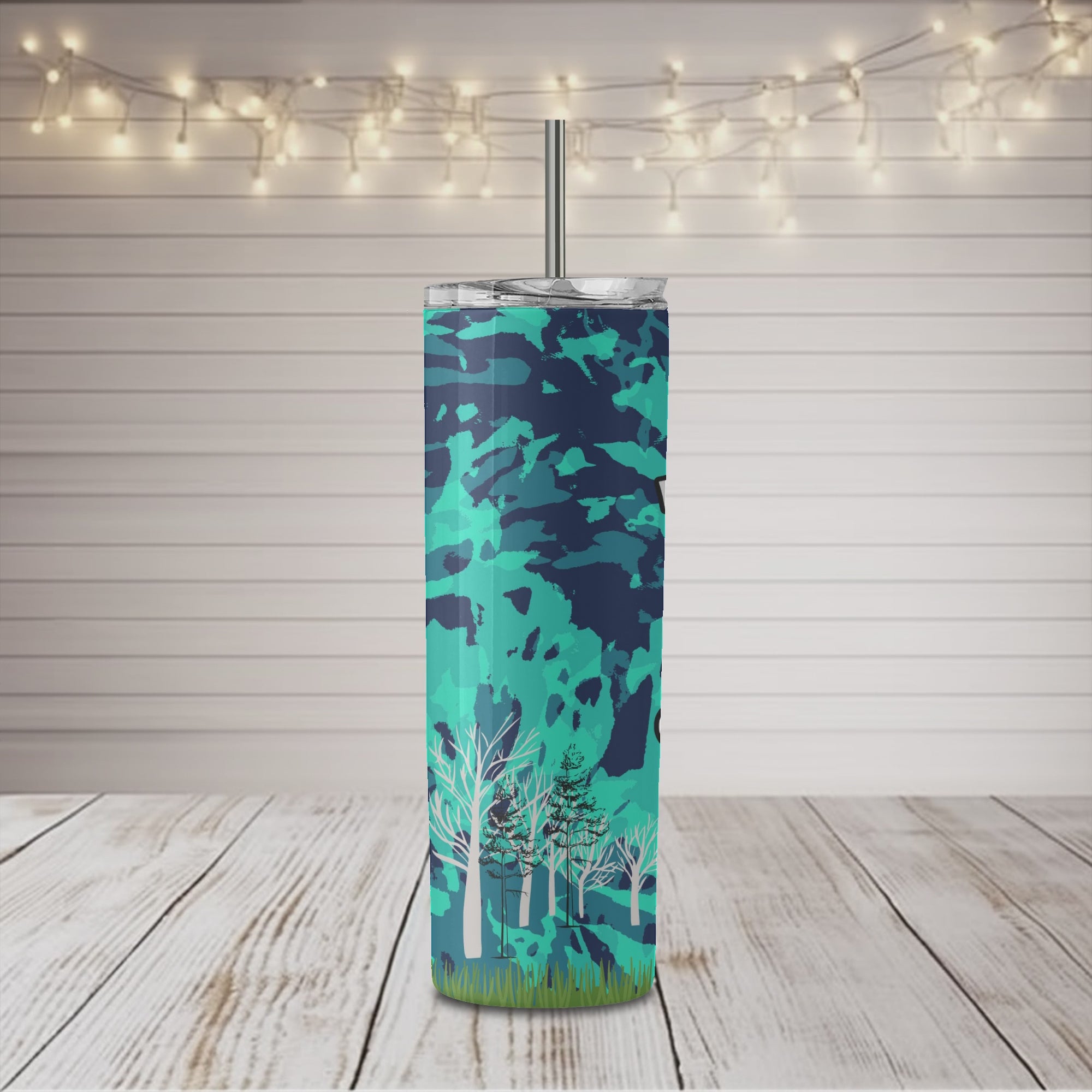 I Don't Need Therapy I Just Need to go Camping with My Dog 20 oz Skinny Tumbler