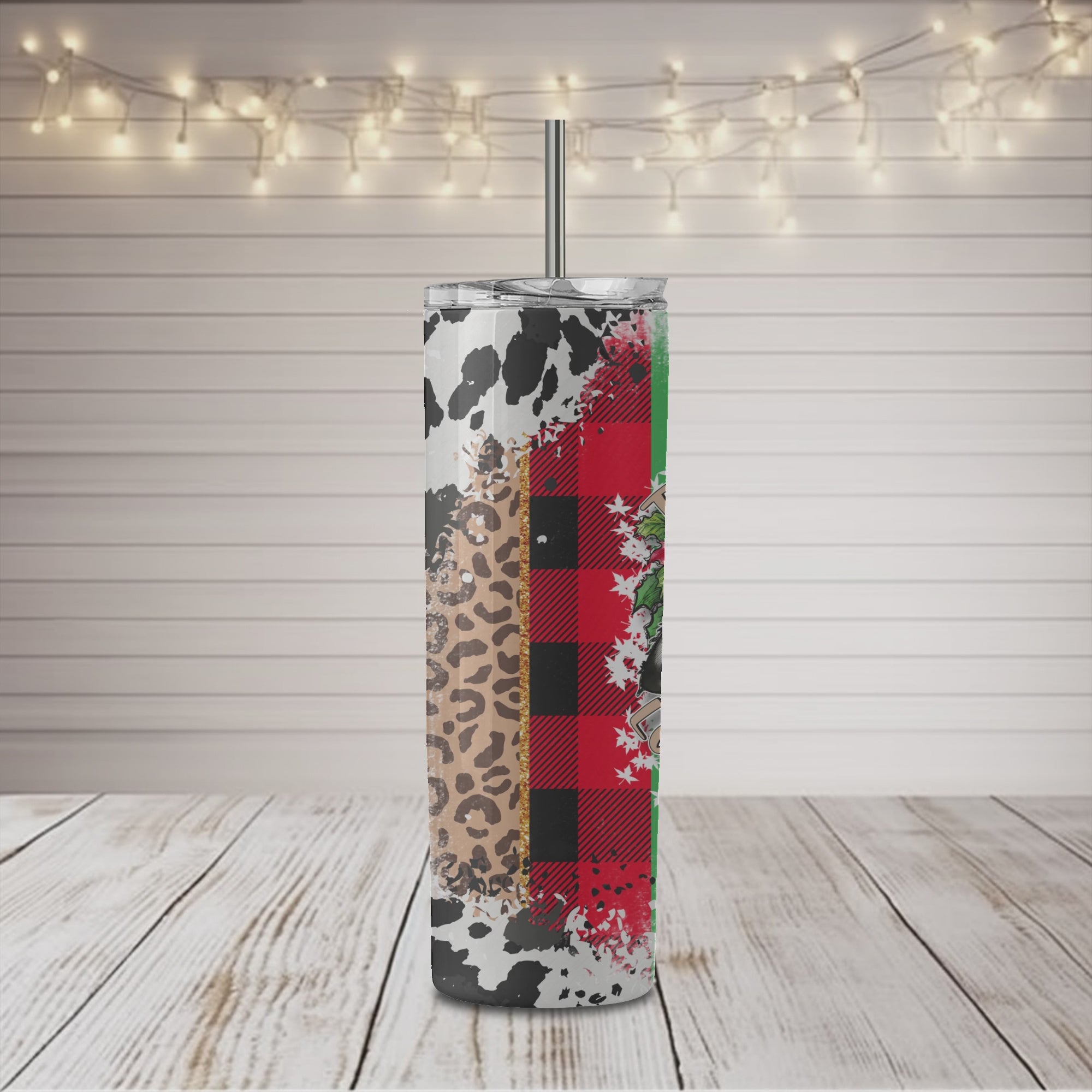 This Heifer Loves Christmas 20 oz Skinny Tumbler