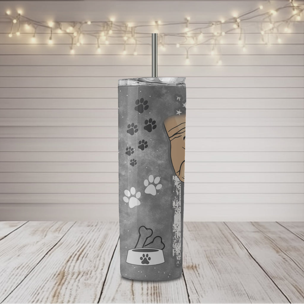 Best Dog Dad Ever 20 oz Skinny Tumbler
