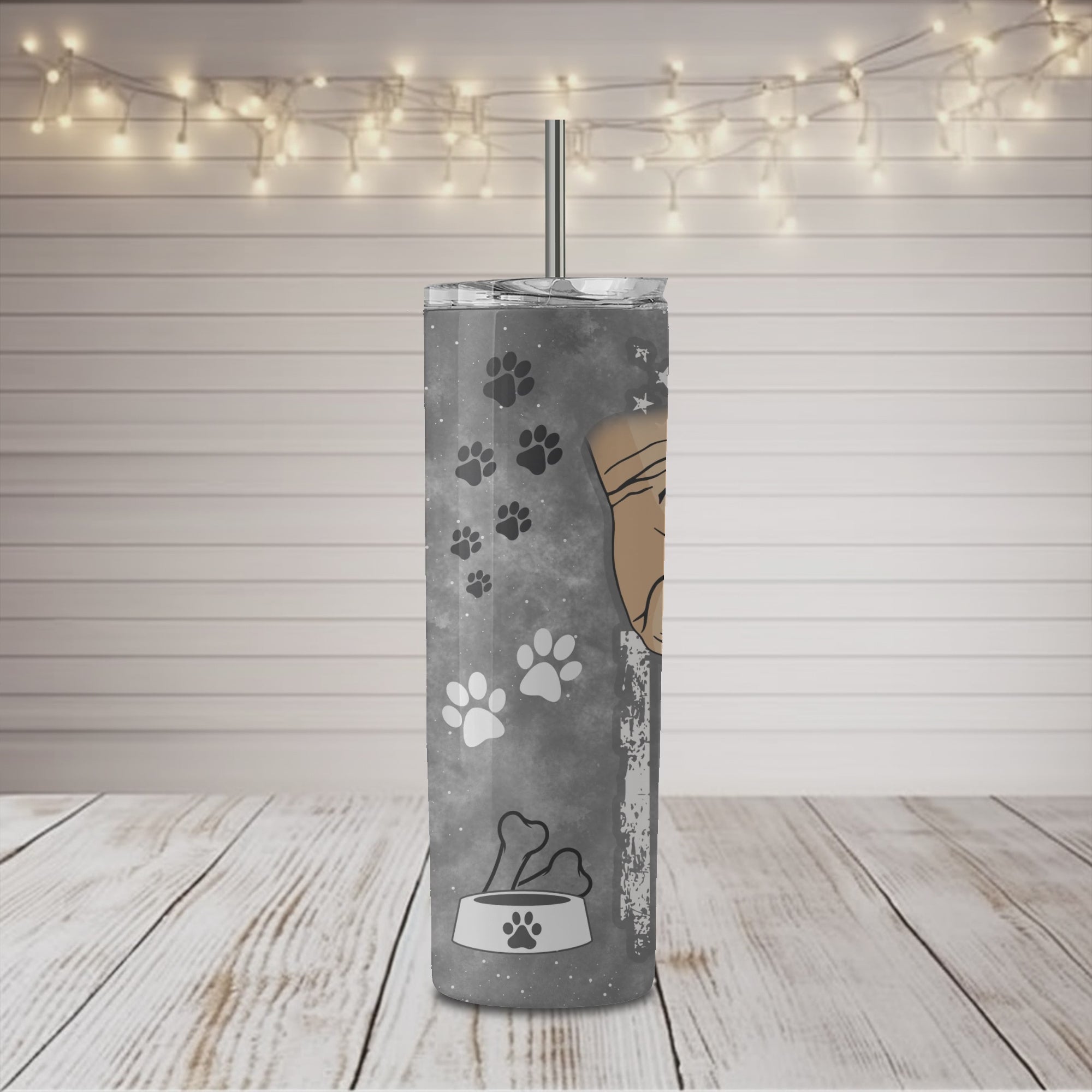Best Dog Dad Ever 20 oz Skinny Tumbler