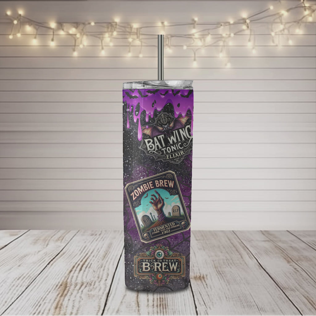 Mezcla de cerveza para Halloween, vaso delgado de 20 oz
