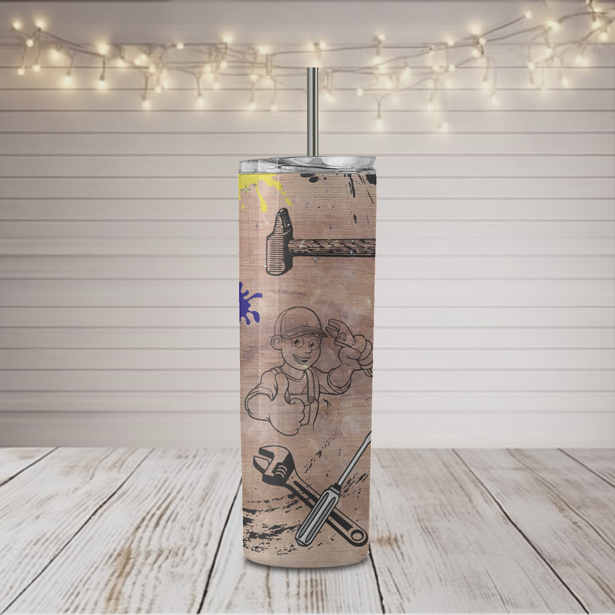 Retired Free to do What My Wife Tells Me 20 oz Skinny Tumbler