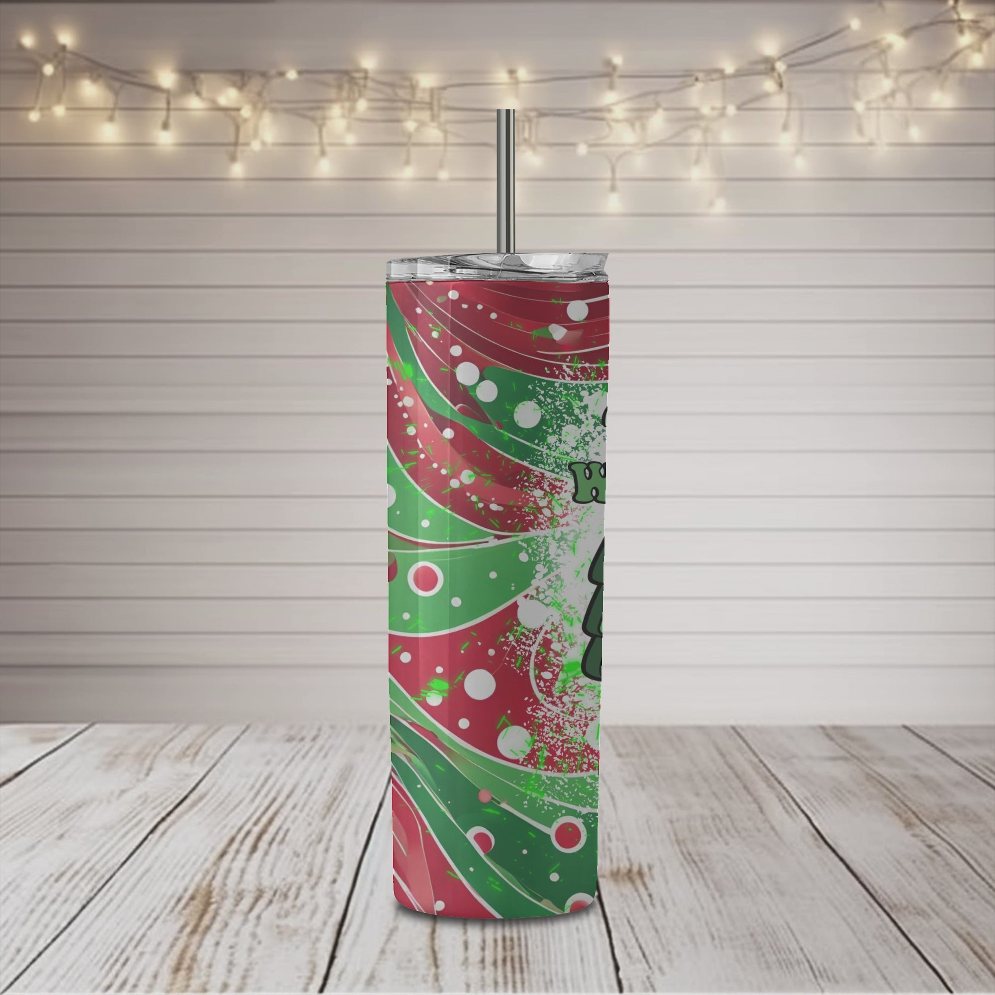 Christmas It's the Most Wonderful Time of the Year 20 oz Skinny Tumbler