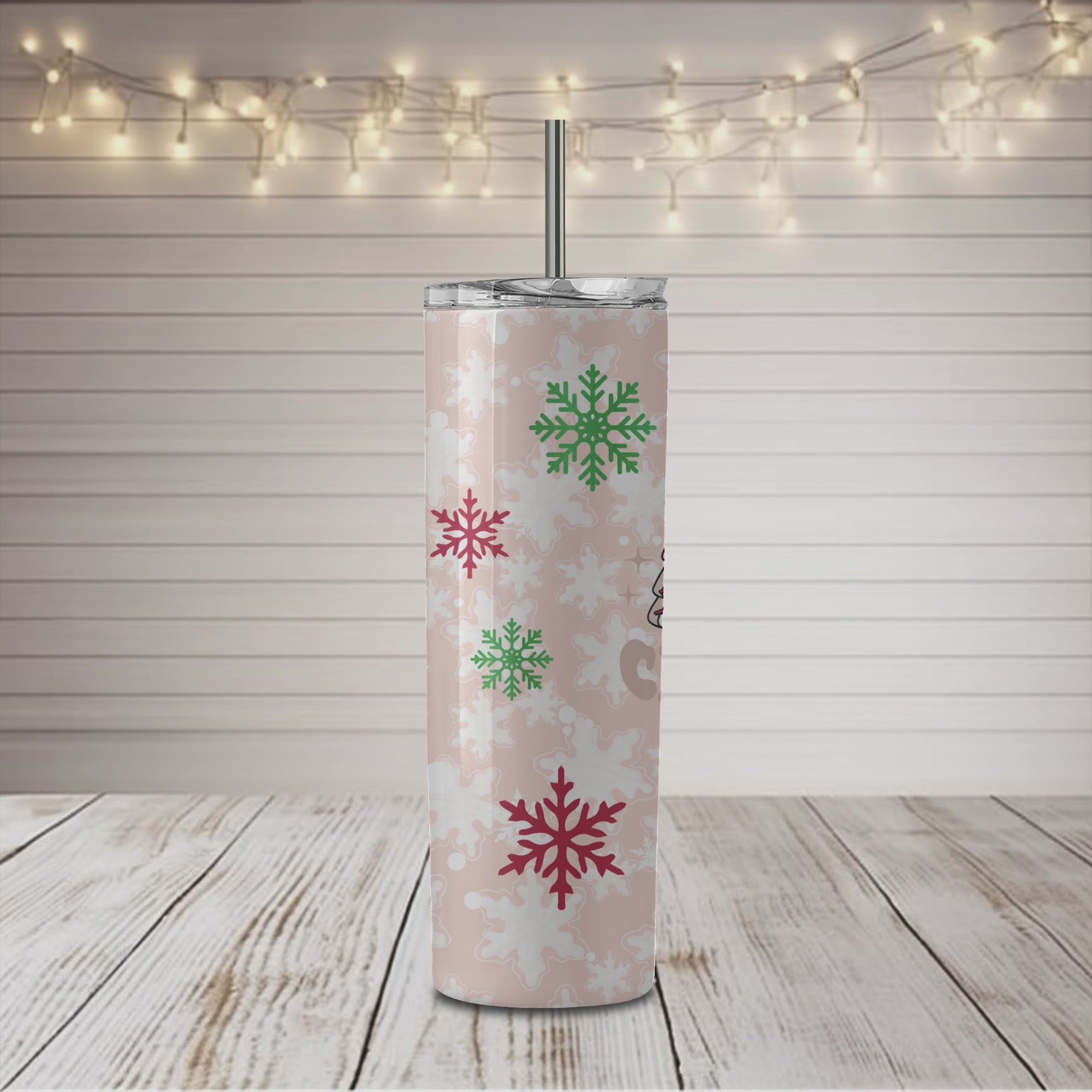 Oh! Christmas Tree Cake 20 oz Skinny Tumbler
