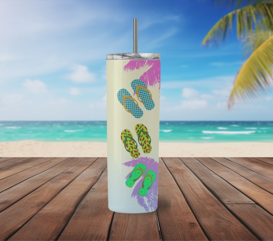 Flip Flop Kinda Girl 20 oz Skinny Tumbler
