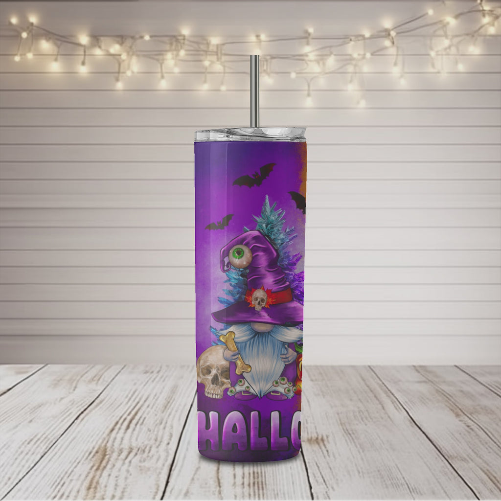 Happy Hallothanksmas Vaso delgado de 20 oz