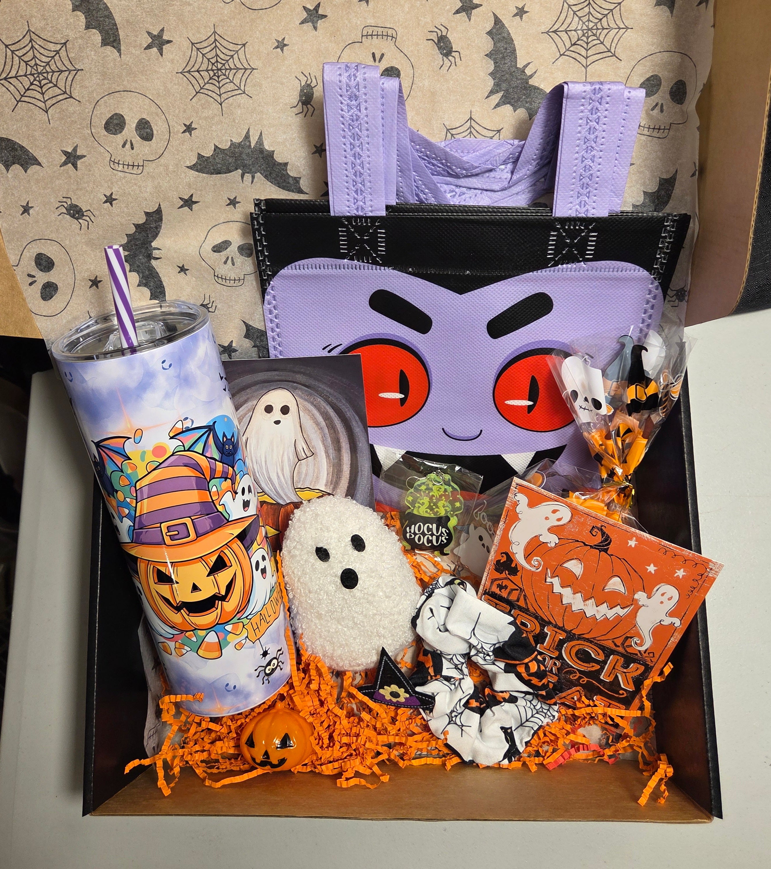 Halloween Themed Mystery Tumbler with Mystery Bag