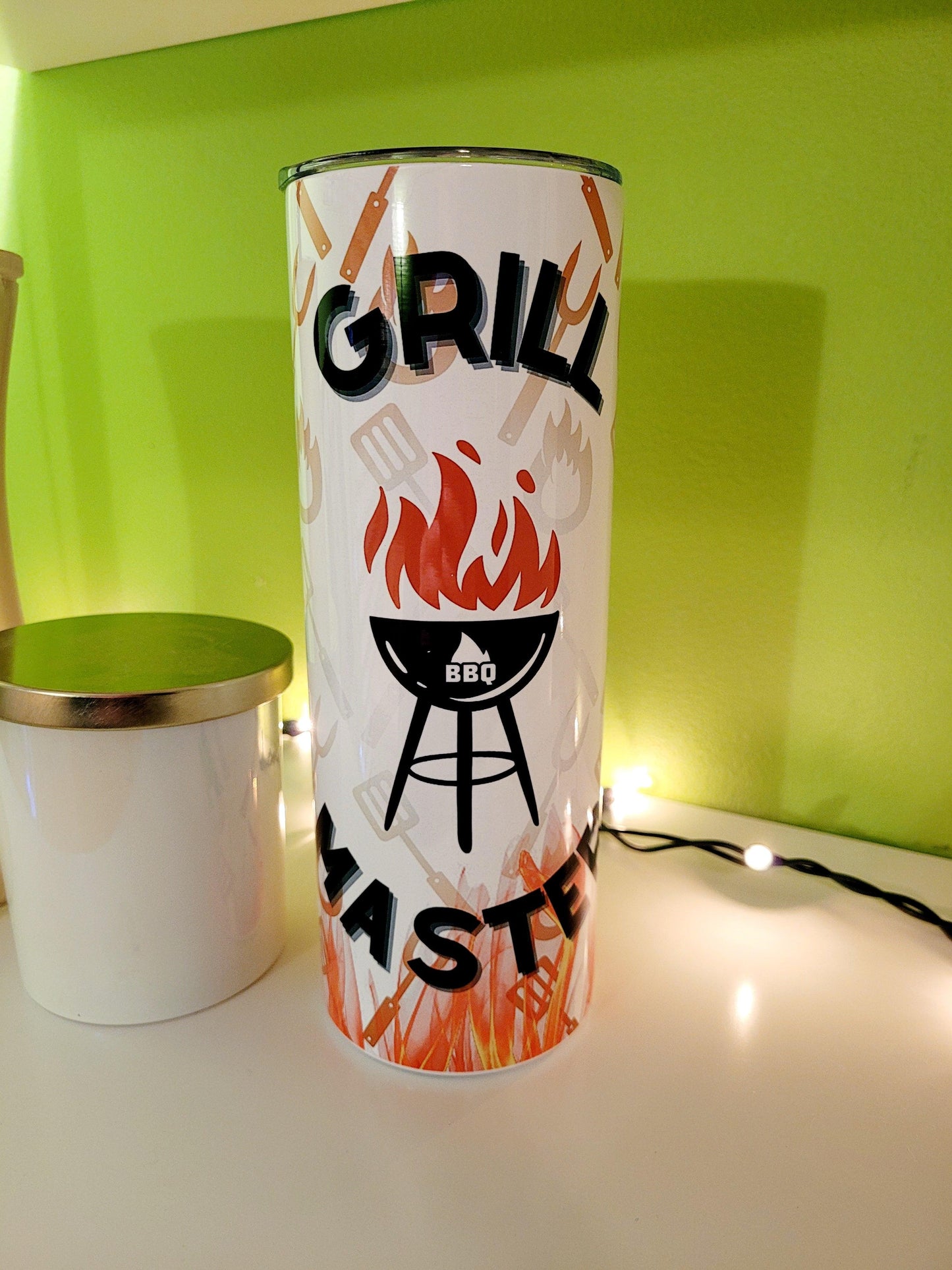 Grill Master 20 oz Skinny Tumbler