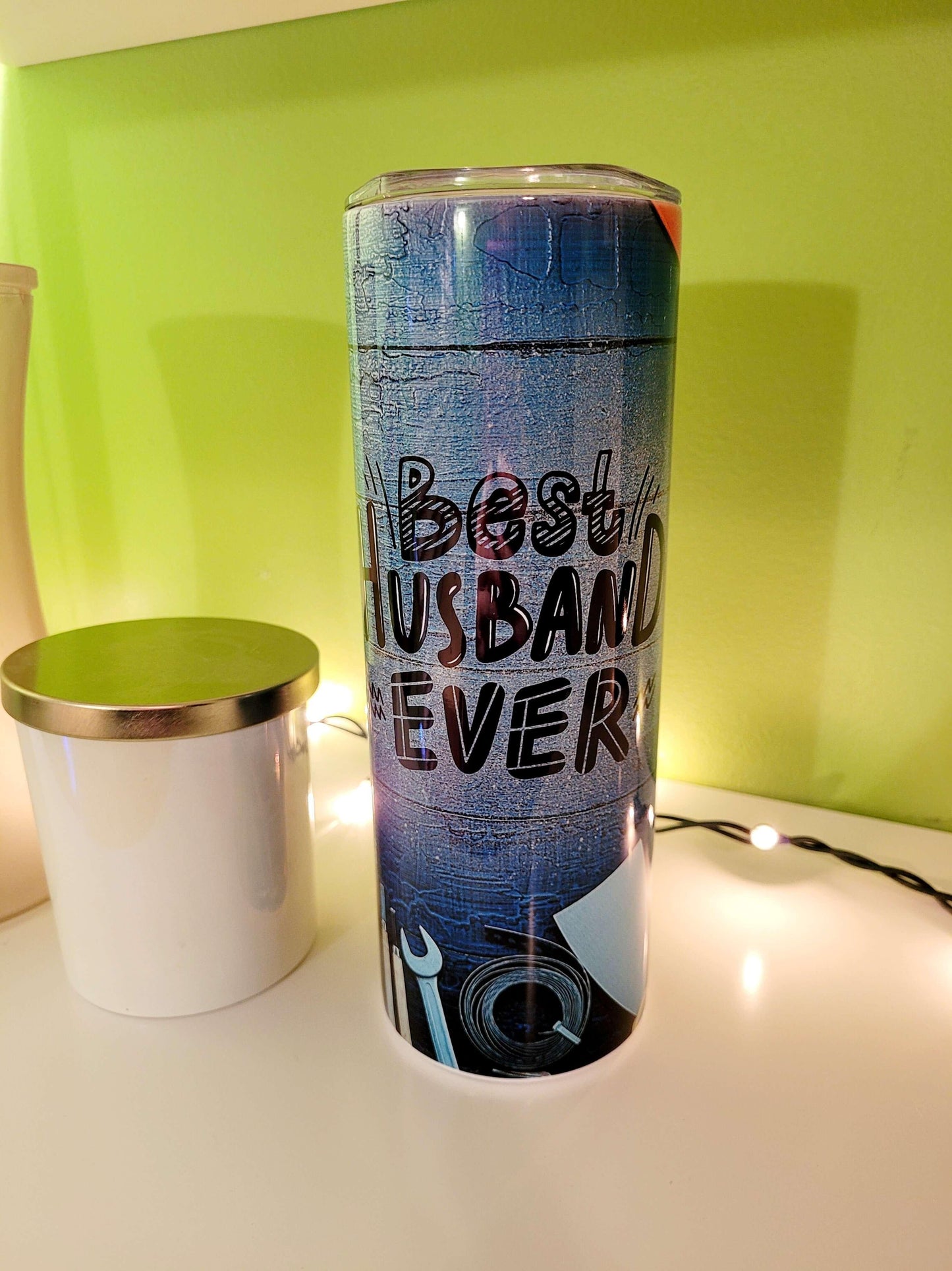 Best Husband Ever 20 oz Skinny Tumbler