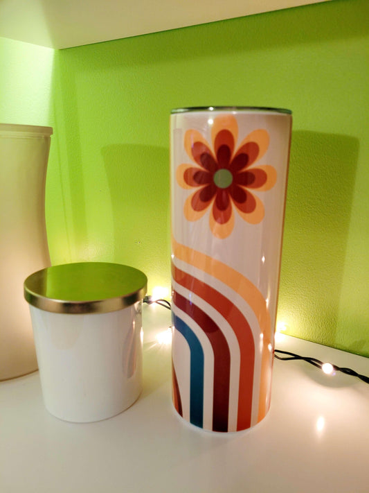 Retro Shapes 20 oz Skinny Tumbler